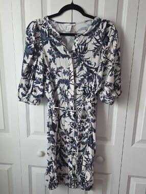 calf length shirt dress h&m H&M + Calf-Length T-Shirt Dress
